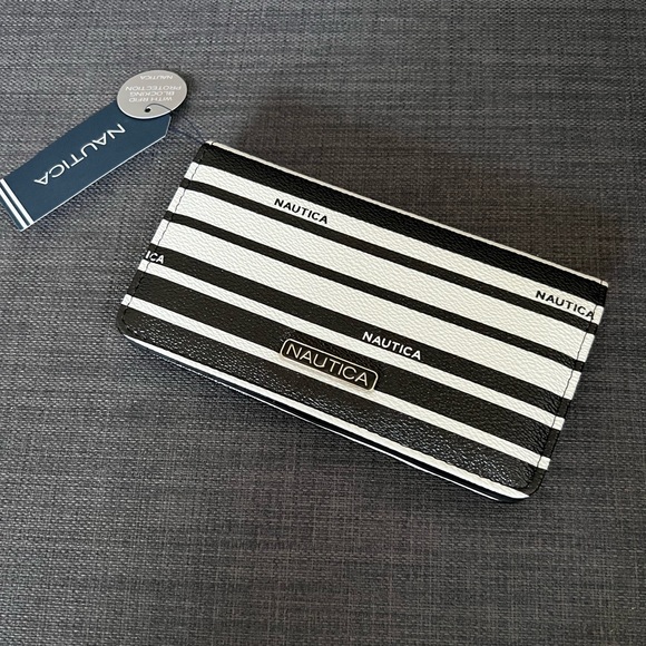 NWT NAUTICA RFID CARDHOLDER WALLET ORGANIZER CASE - Picture 1 of 7